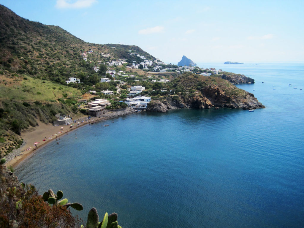 Cala degli Zimmari dall'alto